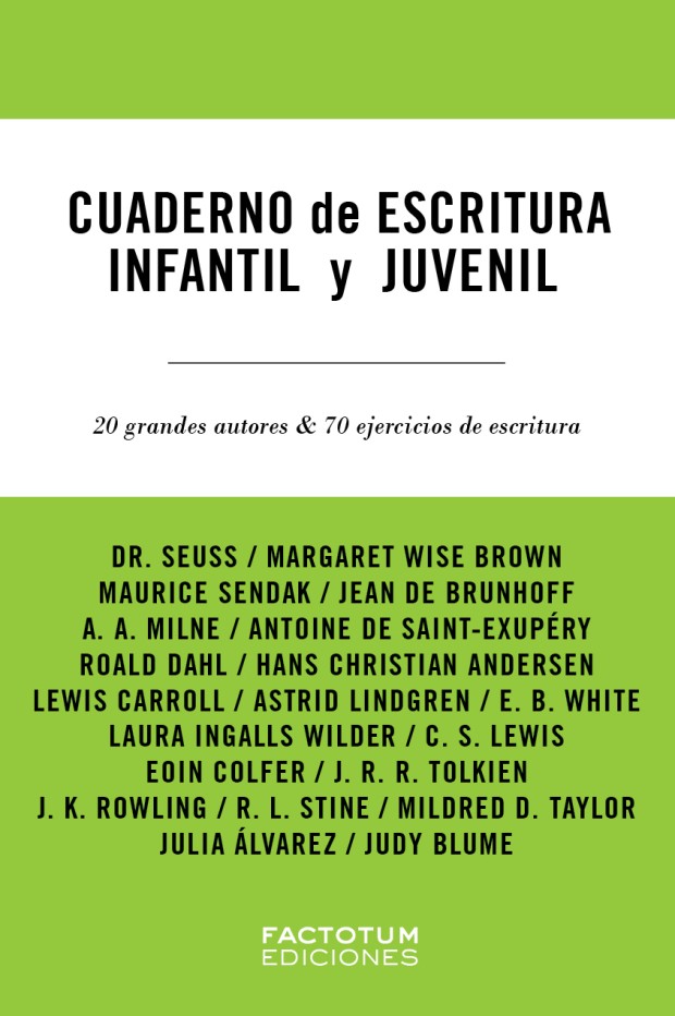 Portada Cuaderno de escritura infantil y juvenil