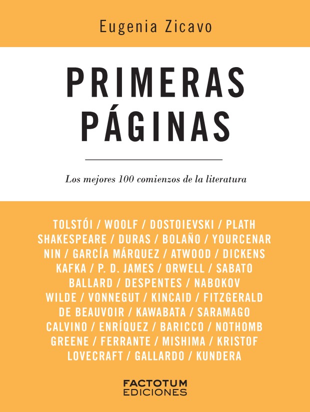 Portada Primeras páginas