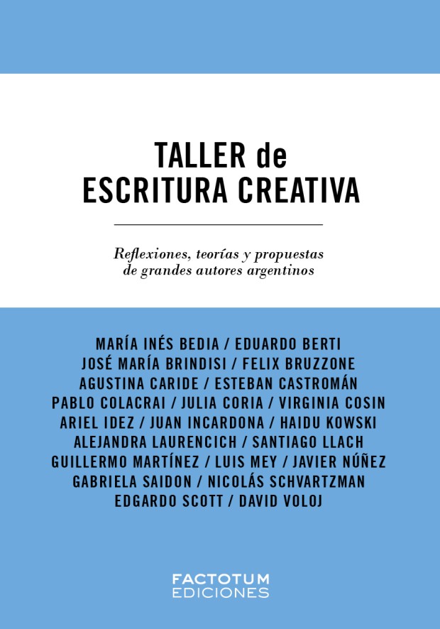 Portada Taller de escritura creativa